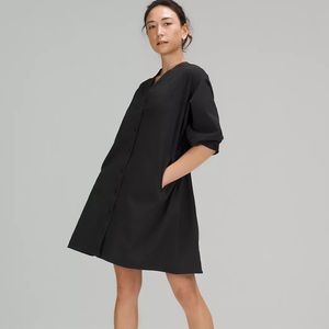 Lululemon WovenAir Button Front Dress